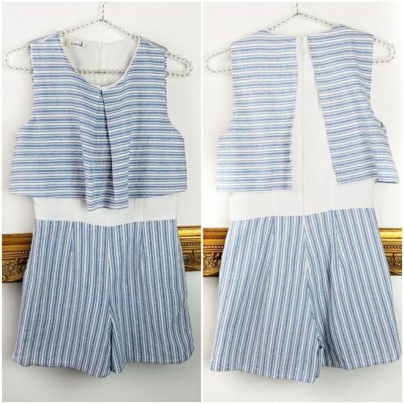 Lalida romper tank with overlay - Picture 1 of 4